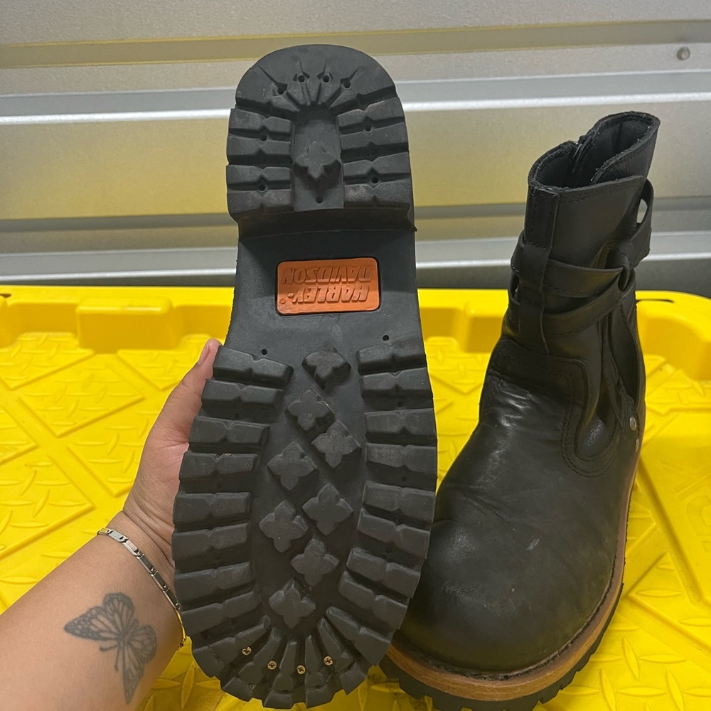 Harley-Davidson Black Combat Boots Size 9M - Picture 6 of 6